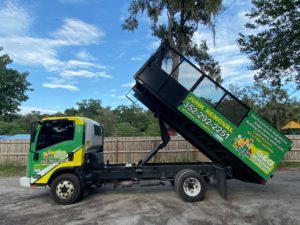 Junk Removal Truck with tilt bed